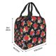thumbnail image 3 of Easygdp Red Rose Flower Bolsa Térmica Premium - Tela Oxford Impermeable, Gran Capacidad, Bolsillo Frontal, Unisex para Trabajo, Escuela, Actividades al Aire Libre y Picnics, 3 of 8