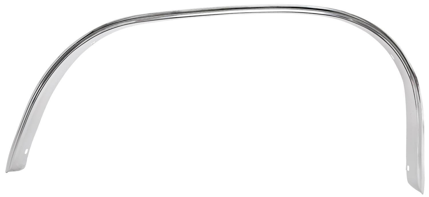 JEGS 90471 Rear Wheel Well Molding 1966 Chevy Chevelle Right/Passenger