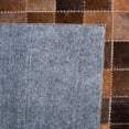 thumbnail image 6 of SAFAVIEH Studio Leather Kynaston Geometric Runner Rug, Brown/Beige, 2'3" x 7', 6 of 10