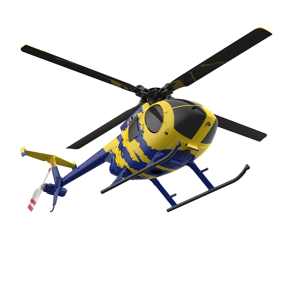 C184 RC Helicopter 2.4G 4CH No Tail Rotor with 6-Axis Gyroscope, Altitude Hold & Optical Flow for Adults