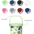thumbnail image 2 of 30oz St. Patrick''s Day Tumbler with Handle & Flip Lid - Green Irish Shamrocks Travel Mug, Coffee Cup, Water Bottle - Gift for Women, Men - Holiday Decor, 2 of 6