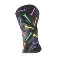 thumbnail image 4 of Funda para palo de golf, divertida funda de madera para palo de golf, para sala de estar, deportes, oficina 1 negro, 4 of 8