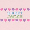 thumbnail image 2 of CafePress - Sweet JAMES Long Sleeve Infant T Shirt - Long Sleeve Infant T-Shirt, 2 of 2