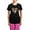 With Pink Pant, variant on CafePress - Gray Wolf Women's Dark Pajamas - Women's Short Sleeve Print T-Shirt and Pants Dark Cotton Pajama Set