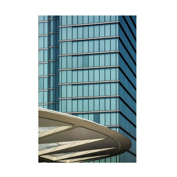 Canvas Wall Art - Lus Joosten 'The Saucer Is About To Take Off' Wall Art for Living Room, Bedroom, or Office Décor by Trademark Fine Art - 12 x 19 Inches