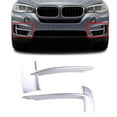 thumbnail image 2 of Acaigel Pair Front Bumper Grill Grille Trim Molding Silver ABS For BMW X5 F15 2014-2017, 2 of 5