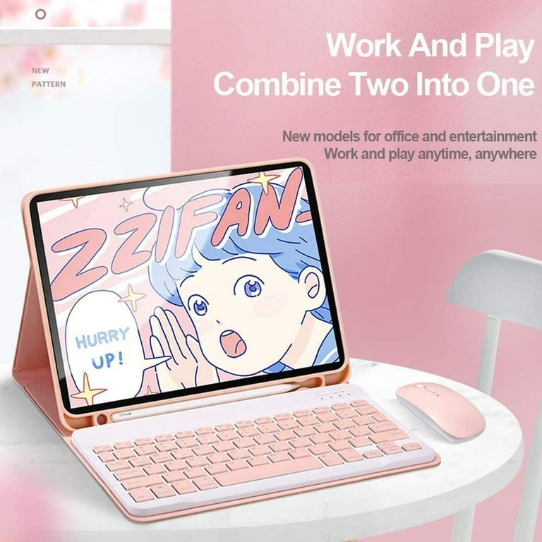 iPad Pro 12.9 6th Generation Case with Keyboard and Mouse, iPad 12.9 inch Pro 5th/4th/3rd Gen Keyboard Case with Pencil Holder, Detachable Magnetic iPad Pro 12.9 6th Generation Case with Keyboard and Mouse, iPad 12.9 inch Pro 5th/4th/3rd Gen Keyboard Case with Pencil Holder, Detachable Magnetic