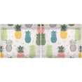 thumbnail image 4 of Colorful Pineapple Kitchen Curtains Cafe Curtains Washable Short Curtains for Small Window Farmhouse Kitchen Bathroom Basement Half Window Curtain, 27 x 36 inch Length, 2 Panels, 4 of 6