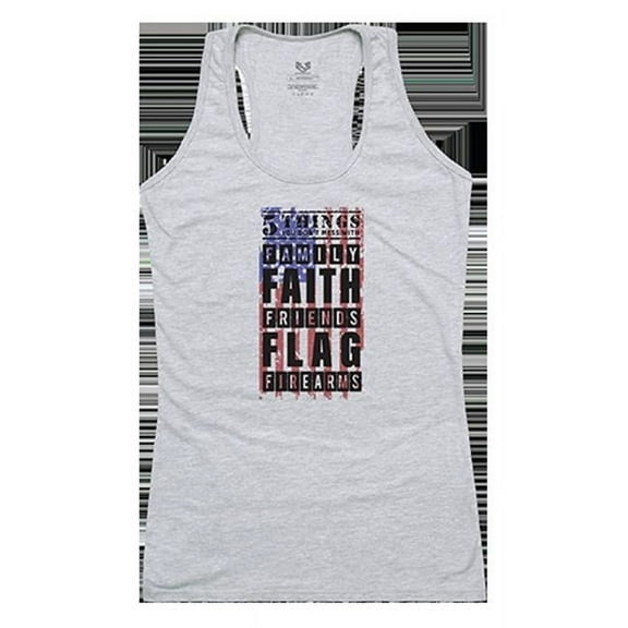 Rapid Dominance 5 Things YDMW 2 Graphic Tank Top, Heather Gray - Extra Large