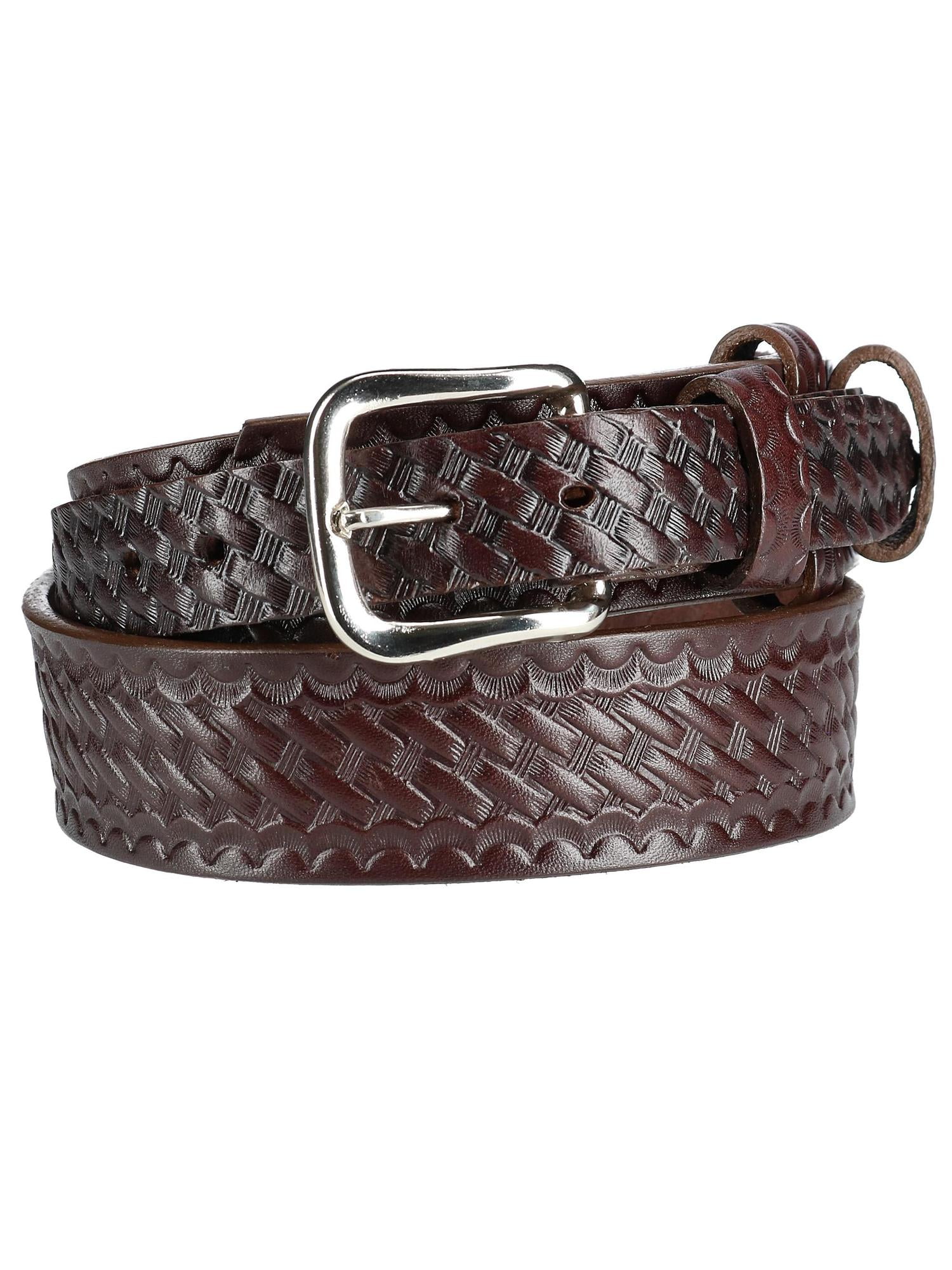 Boston Leather Basketweave Leather 