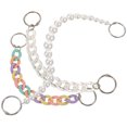 thumbnail image 4 of Miangastore Diy Shoe Chains Shoe Decoration Chain Assorted Color 3Pcs 9.4x1.2In, 4 of 8