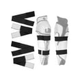 thumbnail image 3 of A&R Sports SENIOR Hockey Shin Guard Straps, Adjustable, Secure Fit (Black), 3 of 3