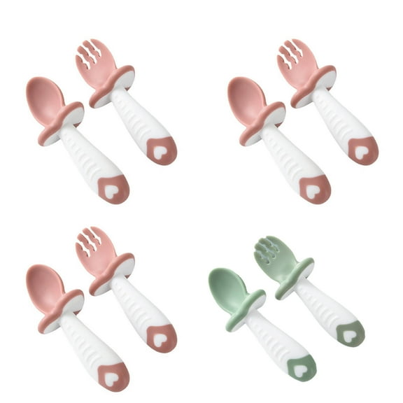 FACEGA Baby Spoons,Color-Changing Safety for Baby Forks,Temperature Sensitive Baby Utensils
