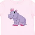 thumbnail image 4 of Inktastic Cute Purple Hippo Girls Baby T-Shirt, 4 of 5