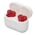 thumbnail image 1 of Auriculares Inalámbricos 5.3, en forma de Corazón, Elegantes, Ligeros, Con Cancelación de Ruido, Estéreo, Auriculares Con Estuche de Carga y Almohadillas, 1 of 7