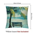 thumbnail image 4 of nygtbtfer Green Leaves Trees Throw Pillow Covers Beach Chair Rustic Pillow Case Cover Home Sofa Decor Cushion Case White, 4 of 7