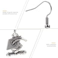 thumbnail image 3 of CIMAXIC Collation des Grades 1 Paire de Pendentifs d'Oreilles de Collation des Grades Boucles d'Oreilles de Collation des Grades Cadeaux Accessoires d'Oreille,1.57"X0.59"X0.12 Pouces, 3 of 4