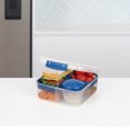 thumbnail image 7 of Sistema To Go Collection Bento Box Cube Plastic Lunch and Food Storage Container, 5.3 Cup, Multi-Compartment, Color Varies, BPA Free, 7 of 7