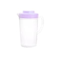 thumbnail image 7 of 2 Liter Clear Plastic Water Pitcher with Airtight Lid, Leak-Proof Clear Pitcher for Cold Drinks, Iced Tea, Lemonade and Milk Beverages, BPA-Free Drink Pitcher for Home and Kitchen Use, 2L, Purple, 7 of 7