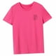 thumbnail image 2 of Camiseta para mujer Verano Tops Transpirable Cuello Redondo Camisa para Trabajo Camping Viajes S, 2 of 10