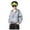Grey, variant on Kids Toddler Zip Up Hoodie Boys Girls Sun Protection Jacket Sun Sunscreen Hoodie Jacket Lightweight Summer Breathable Outwear With Pockets Cooling Shirt 2-3 Years
