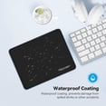 thumbnail image 5 of TECKNET BASICS Mouse Pad with Anti-fray Stitching, Waterproof Non-Slip Base, Stitched Edges Gaming Mouse Mat for Laptop, Compatible with Laser/Optical Mice -Black, 5 of 7