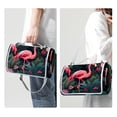 thumbnail image 3 of Flamingo Extra Large Canvas Beach Blanket for Picnic, Outdoor Camping, and Travel - Waterproof, Sandproof, and Durable Mat - Foldable Family Size Mat with Carry Bag - 79" x 83", 3 of 6