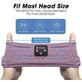 thumbnail image 5 of Lavince - Auriculares deportivos con Bluetooth, diadema deportiva inalámbrica con altavoces estéreo HD ultrafinos, perfectos para entrenamiento, correr, yoga, insomnio, personas que duermen de lado, v, 5 of 5