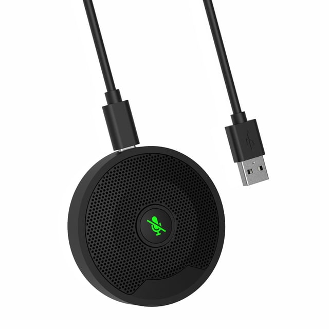 Micrófono de conferencia USB UM10 Micrófonos de PC de condensador omnidireccional de 360° para