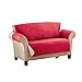 thumbnail image 3 of Collections Etc Housse de Protection Réversible Matelassée pour Meubles, Rouge/crème, Loveseat, 3 of 4