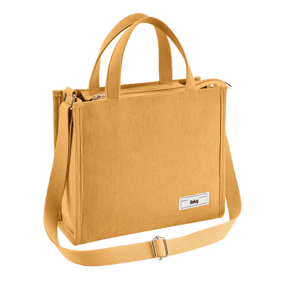 Bolso Belug De Moda Cercanías Para Mujer Bolso De Pana Casual amarillo