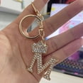 thumbnail image 4 of Charms Llavero De Metal Corona 26 Letras Diamantes De Imitación Inicial Bolsa Colgante Accesorios DIY Regalos De Cumpleaños, 4 of 4
