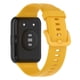 thumbnail image 3 of Bandas de repuesto para reloj inteligente Correa de silicona suave para FIT2 Amarillo, 3 of 5