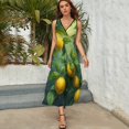 thumbnail image 5 of Vestido De Noche De Lujo Sin Mangas Para Mujer, Delicious Lemon Vestido De Fiesta, 5 of 5