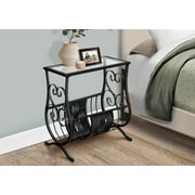 Monarch Specialties Accent Table, Side, End, Magazine, Nightstand, Narrow, Living Room, Bedroom
