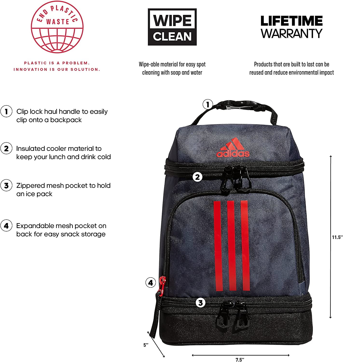 adidas excel 2 backpacks blacj red Backpack for Men & Women  Durable Large Athletic Laptop Bag Mochila, 7.0/Preloved Ruby Red/Black, One Size Unisex-Adulto Deportes y aire libre polyester and polysulfone RealVolleyball | Adidas Striker II