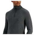 thumbnail image 2 of Alfani Men's Quarter Zip Sweater Gray Size Medium, 2 of 3