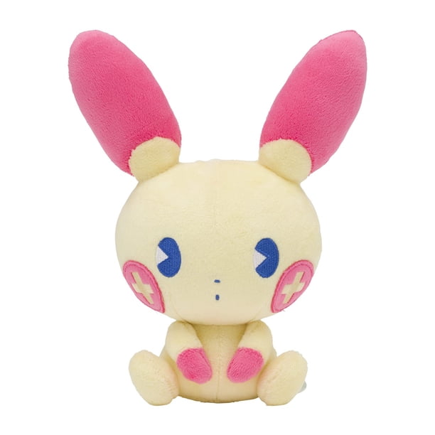 Juguete de peluche original de Pokémon Center Saiko Soda Refresh Plusle