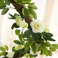 thumbnail image 5 of Artificial Rose Vine Garland Verdsylv 1 String Faux Multi-Head Rose Vine - Hanging Silk Flower Garland for Wedding Party Garden Wall Living Room Decor, Assorted Colors, Multi-Head Silk Flowers, A, 5 of 9