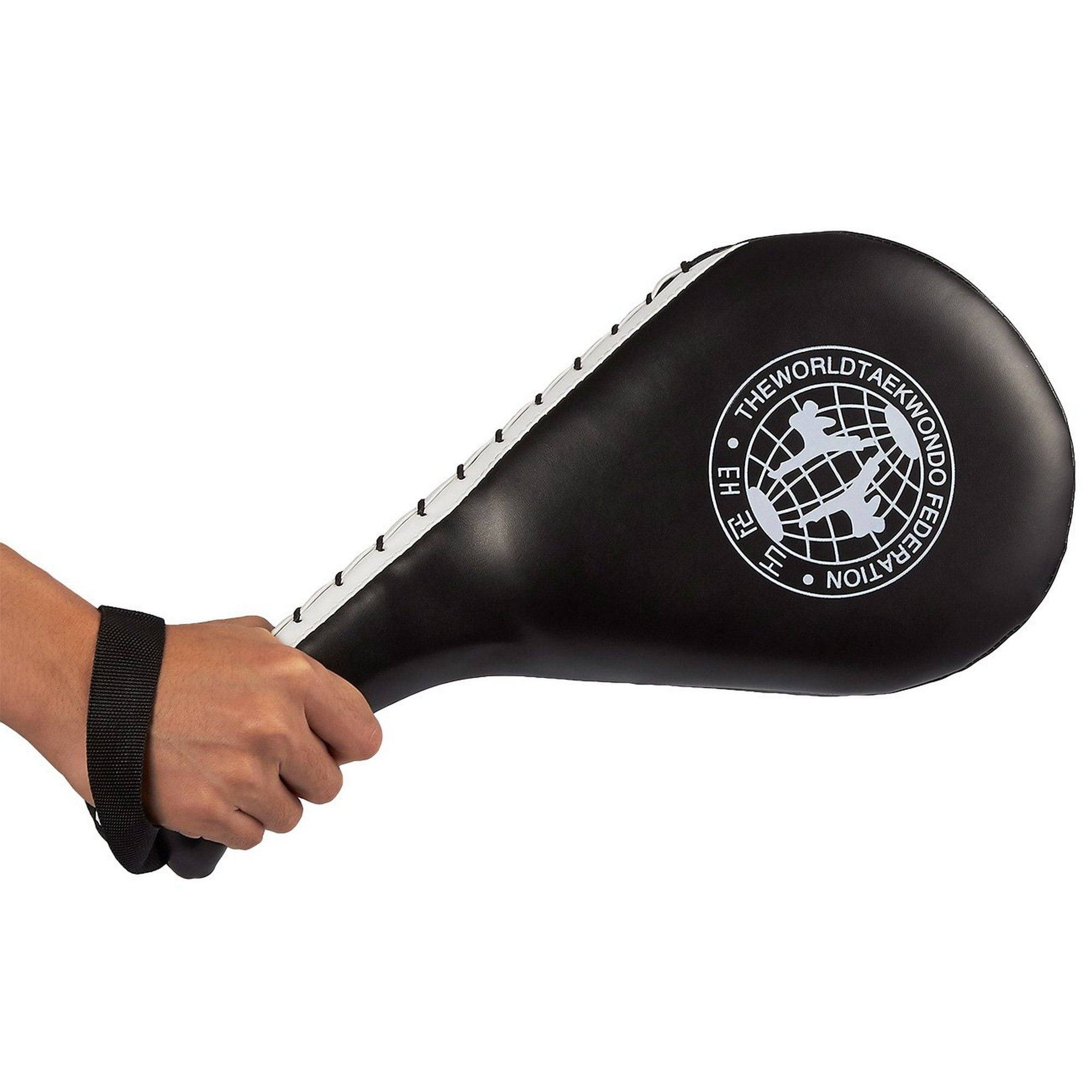 Black 15 x 2.5 x 7.5 Inches Double Kick Durable Strike Pads for Kickboxing Training Combat Sports Karate Kicking Target Pack of 2 Taekwondo Kick Pads