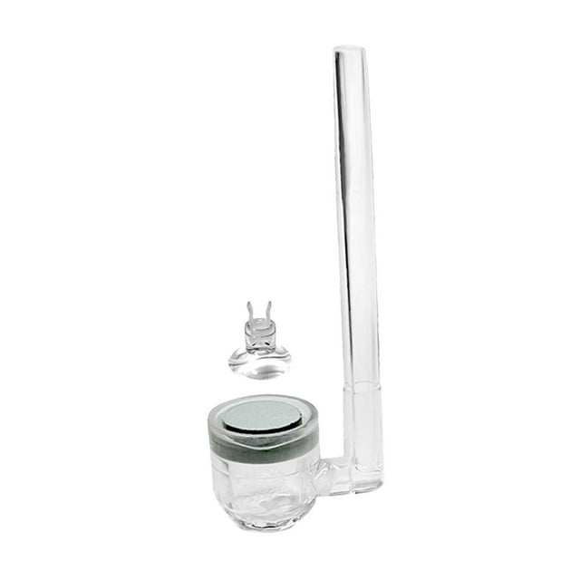 kurtrusly Aquarium CO2 Diffuser Bubble Stone With Suction Cups High Density Structure For Fish Tank Needs Carbon Oxygen Diffuser Clear 15x70mm