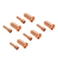 thumbnail image 1 of Boquilla De Antorcha Para Cortador De Plasma, Kit De Electrodo De Boquilla Fácil De Usar, 10 Piezas De Cobre Ligero Para La Serie PT100, 1 of 7