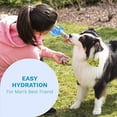 thumbnail image 2 of Vapur | Portable & Foldable Dog Water Bottle | Ez Lick | Collapsible Leak Proof Pet Water Dispenser for Walking, Camping, Hiking, & Travel!, Whiteout, 2 of 5
