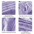thumbnail image 6 of Qocolhg Solid Color Summer Quilt Bedding Modern Air Conditioner Quilt for Kids, Cotton Breathable Comforter Print Floral Quilts Bedspread, Cooling Blankets for Hot Sleepers, 39x59 inch, Purple, 6 of 6
