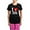 With Pink Pant, variant on CafePress - I Heart Figure Skating Pajamas - Women's Short Sleeve Print T-Shirt and Pants Dark Cotton Pajama Set