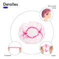 thumbnail image 3 of Gorro Plisado Desechable Cofia 100 Piezas Unitalla Cómodo, 3 of 8