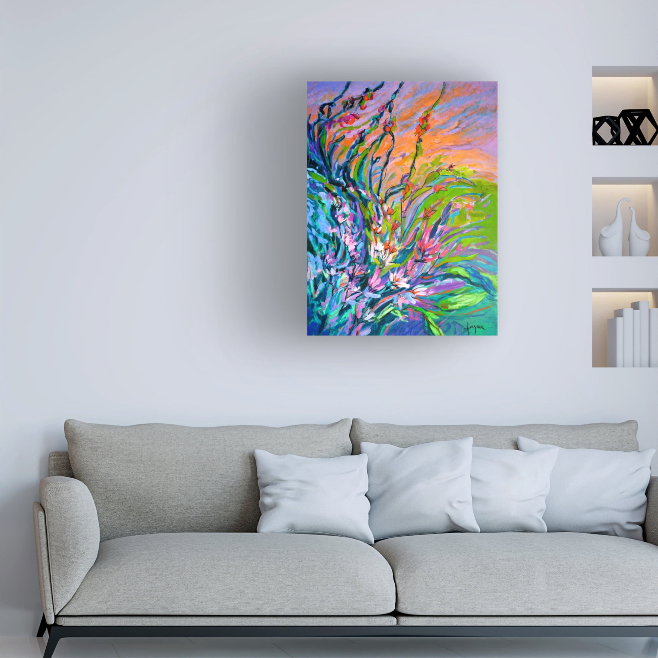 Canvas Wall Art - Dorothy Fagan 'Radiance' Wall Art for Living Room, Bedroom, or Office D?cor by Trademark Fine Art - 35 x 47 Inches