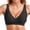 Black, variant on Women's Wireless Deep V Seamless Bra, Comfort Push Up Plunge Bralette, Sizes S-3XL