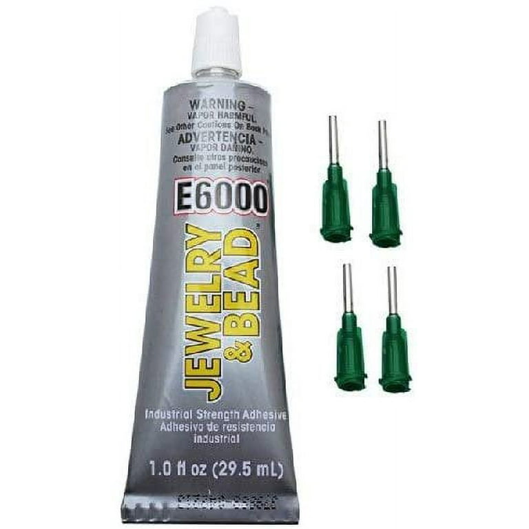 E6000 Jewelry And Bead Adhesive With 4 Precision Applicator Tips For  Jewelry!