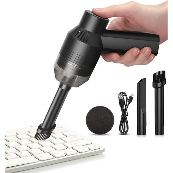 Mini Vacuum Cordless Vacuum Keyboard Cleaner Rechargeable Desk Vacuum for Cleaning Dust,Hair,Crumbs,Eraser Scrap,Cigarette Ash,Laptop,Pet House